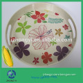 13" Round PLA Corn Plastic Serving Tray